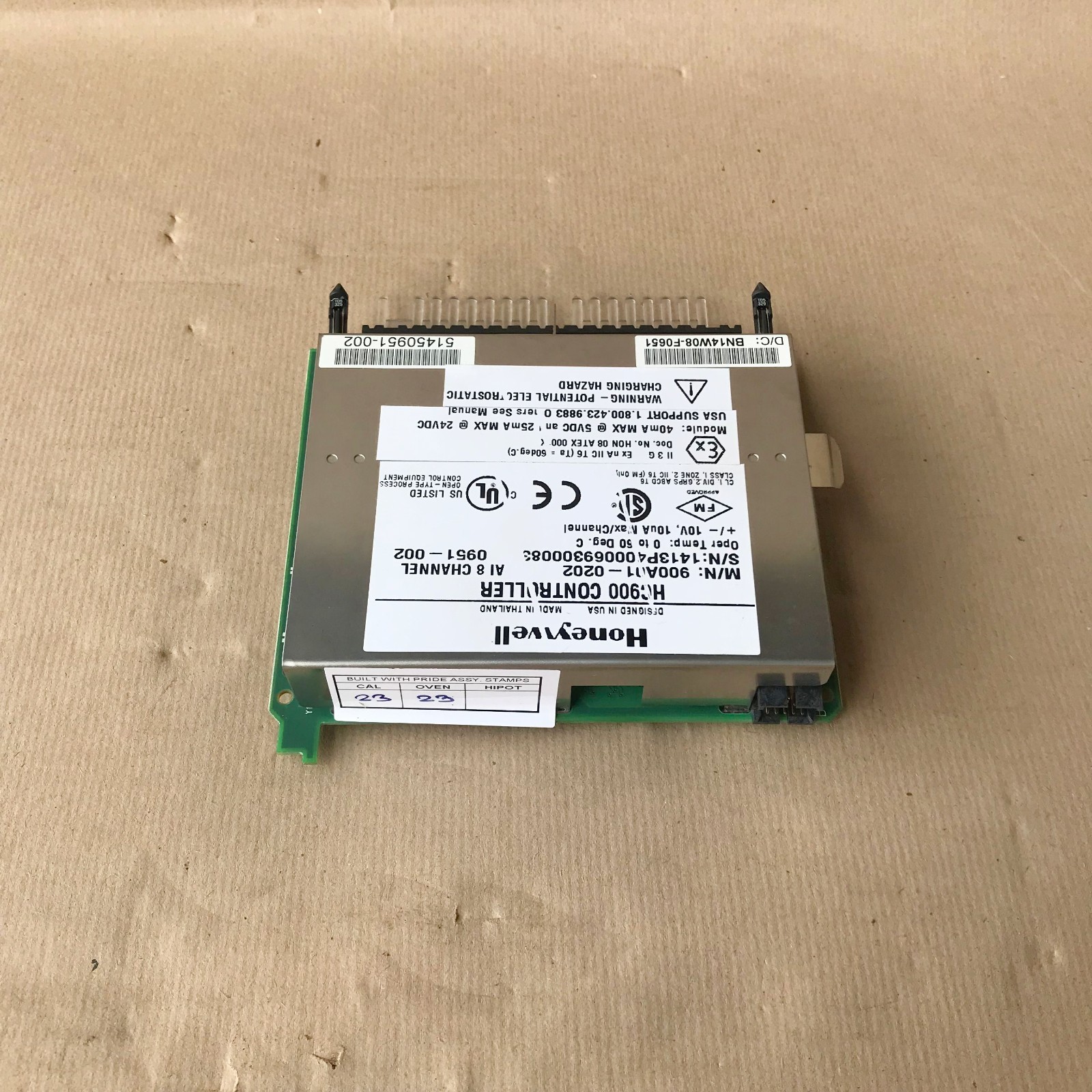 HONEYWELL HC900 CONTROLLER 8-CHANNEL 900A01-0202