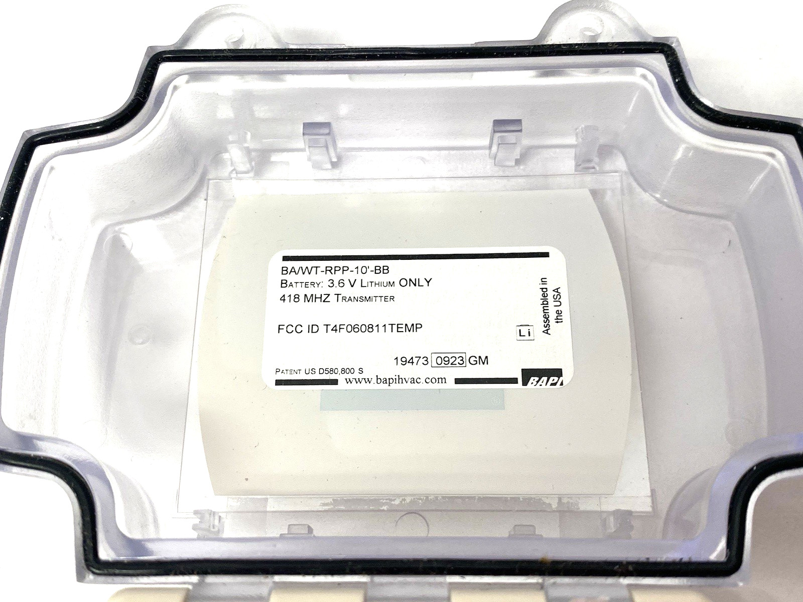 BAPI HVAC BA/WT-RPP-10′-BB Remote Probe Sensor Battery Unit