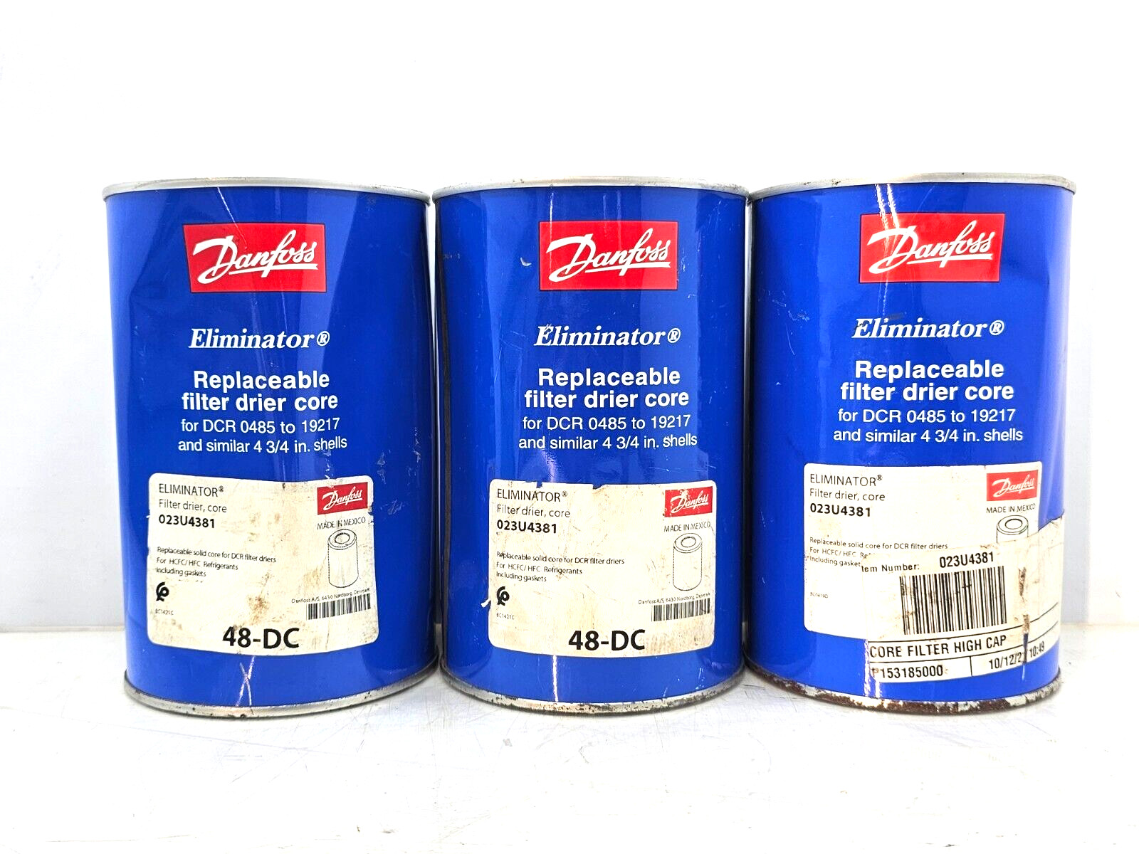 DANFOSS 023U4381 ELIMINATOR REPLACEABLE FILTER MADE IN MEXICO LOT OF 3