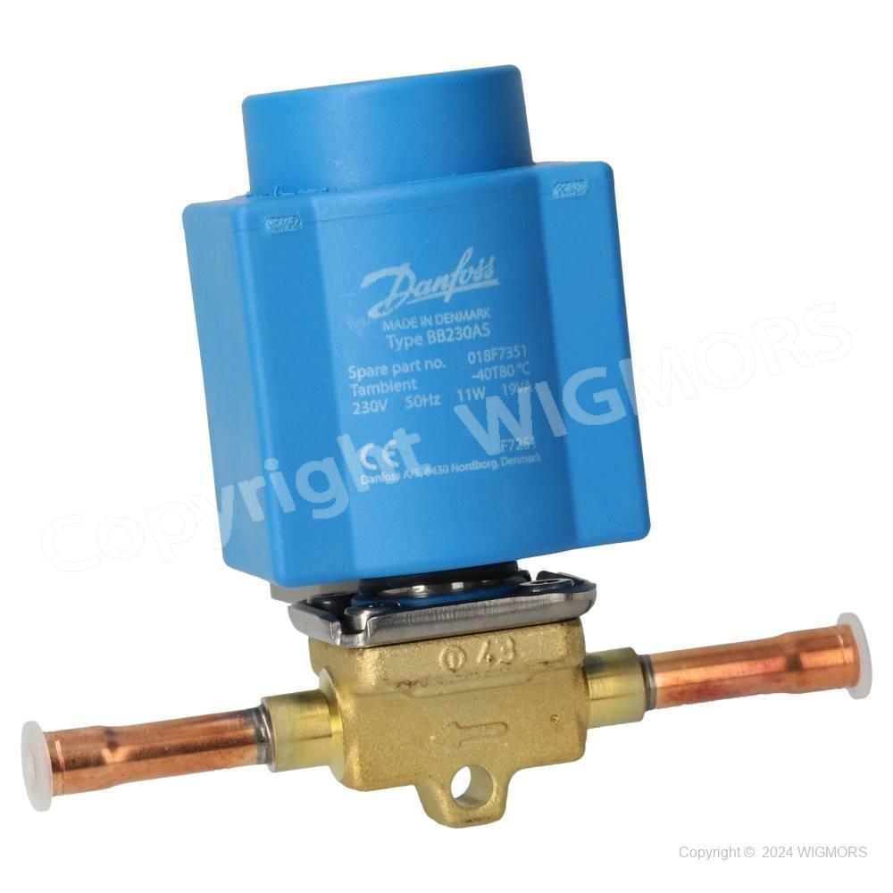 Valve Danfoss EVO 101 with coil 230V 50Hz IP65 (EVR 3 solder 10 mm) 032L2031