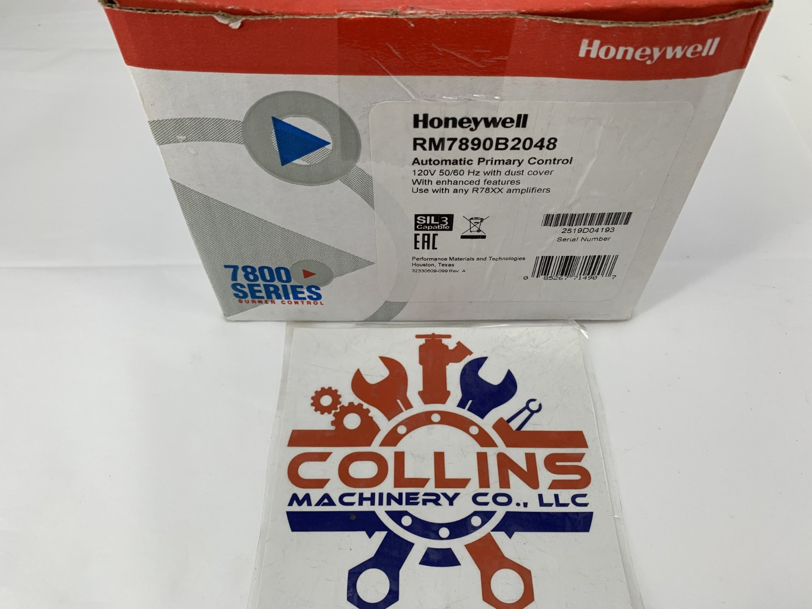 Honeywell RM7890B2048 Burner Module Primary Automatic Control 120V VPS NEW