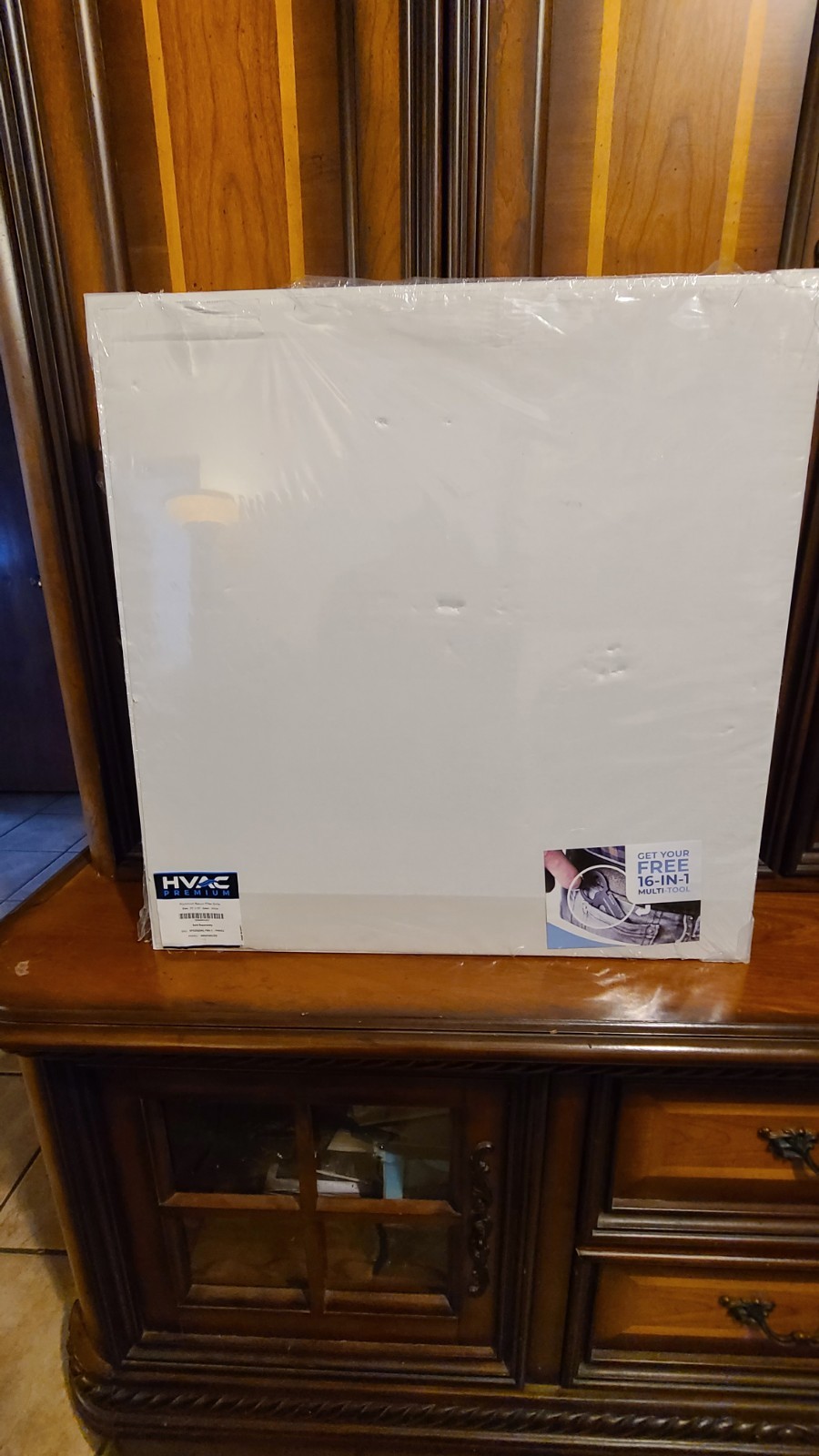 HVAC Premium Aluminum Return Grille 20″x20″ with Easy Air Flow Linear Bar Filter
