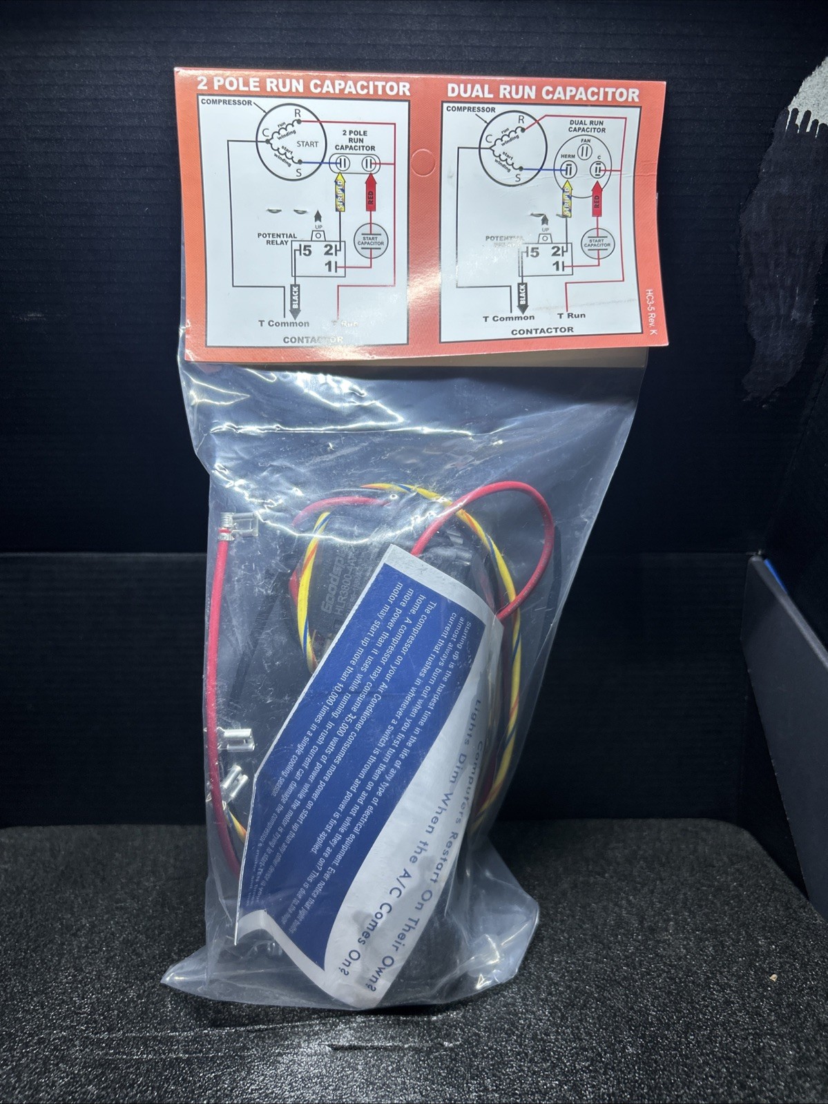 5-2-1 COMPRESSOR SAVER CSRU2 Hard Start Kit 3.5-4-5 tons AC HVAC CONDENSER UNITS