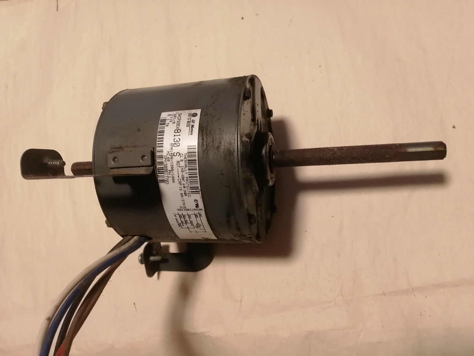 General Electric Air Conditioner Fan Motor 8130 S/ 5KCP29EK