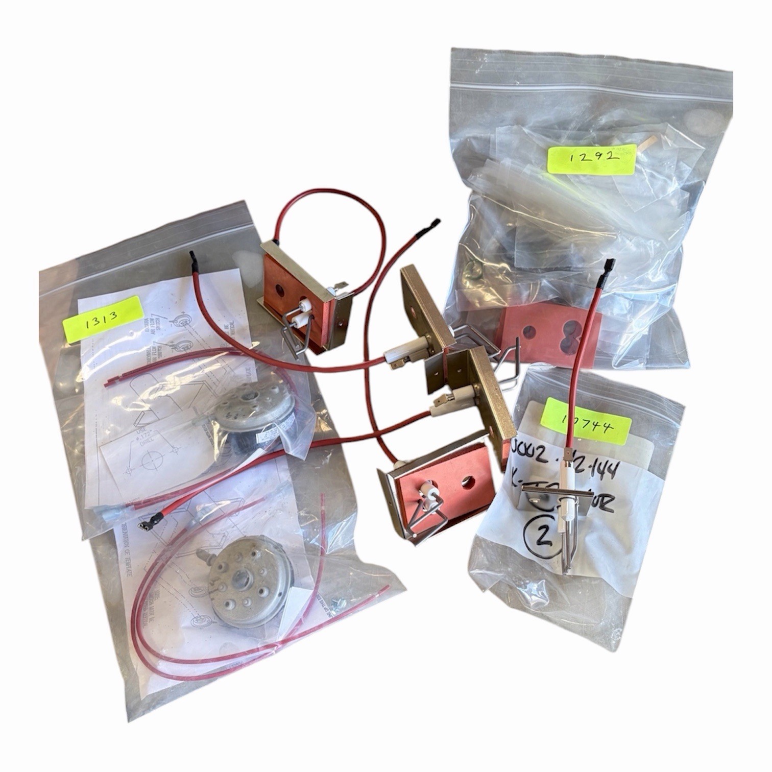 Contractor Lot Of Fenwal T-220 Furnace Ignitor Flame Sensor + Endura ES2025-0103