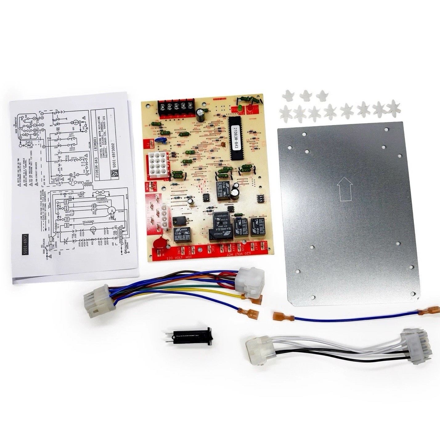 21D83M-843 Furnace Control Circuit Board For Lennox G40UH 83M00 & White-Rodgers