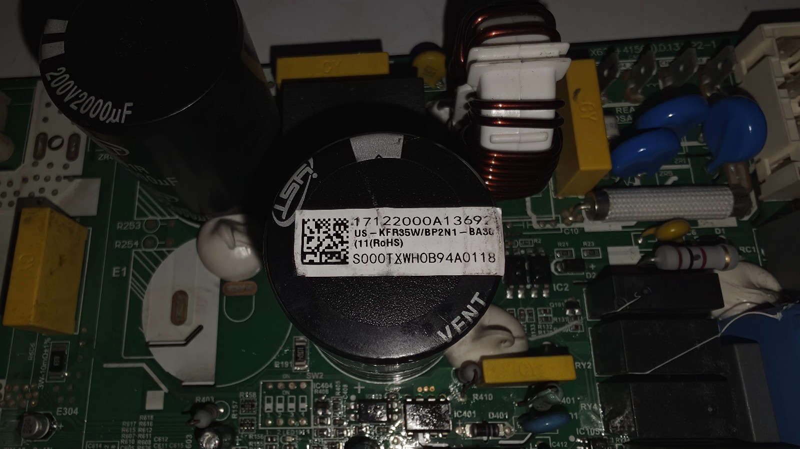 Main Control Board US-KFR-35W/BP3N1 (115V+RX62T+41560).D.13.WP2-1 17122000019195
