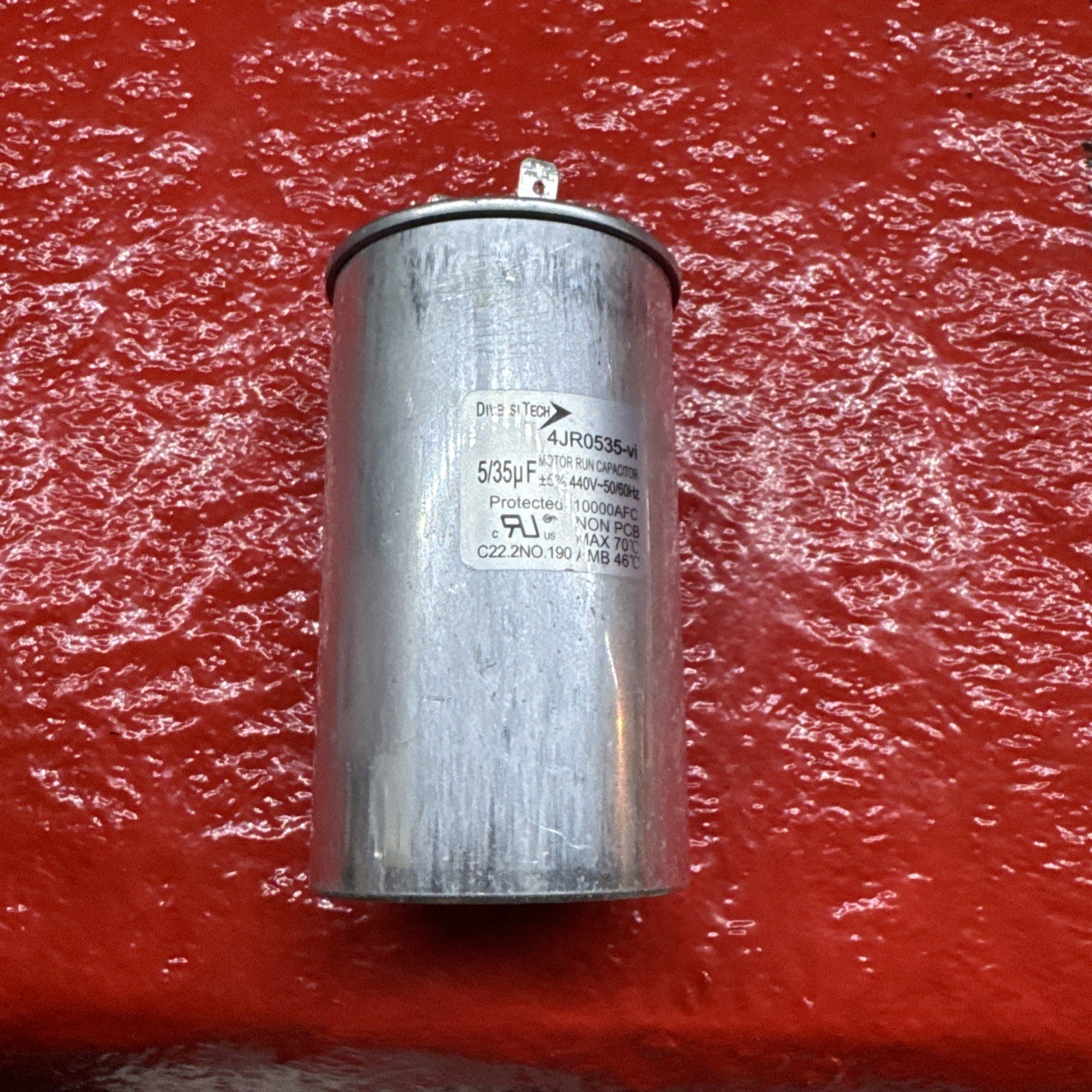 Diversitech 4JR0535 Motor Round Dual Run Capacitor 35 + 5 uf MFD 440 Volt