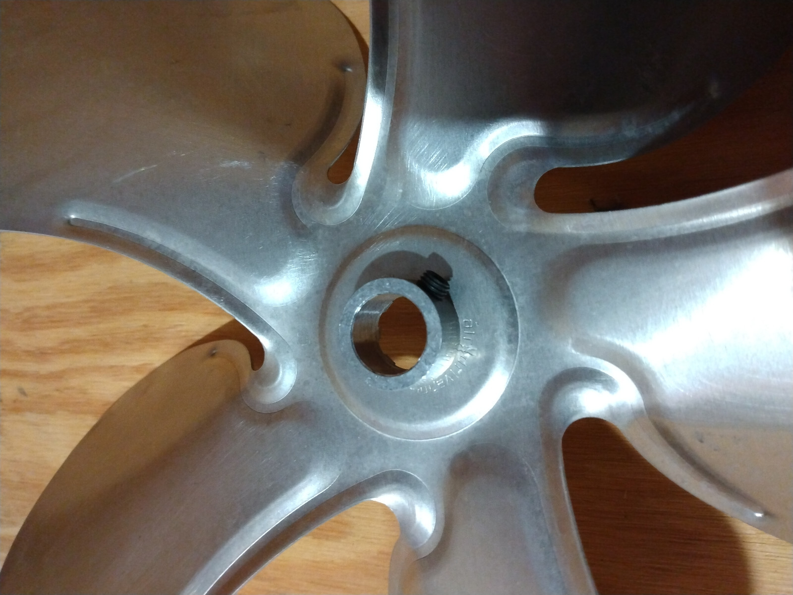 NOS Set of 4 Air Drive Propellers 12 inch Aluminum Clockwise 5 Blades [Free S&H]