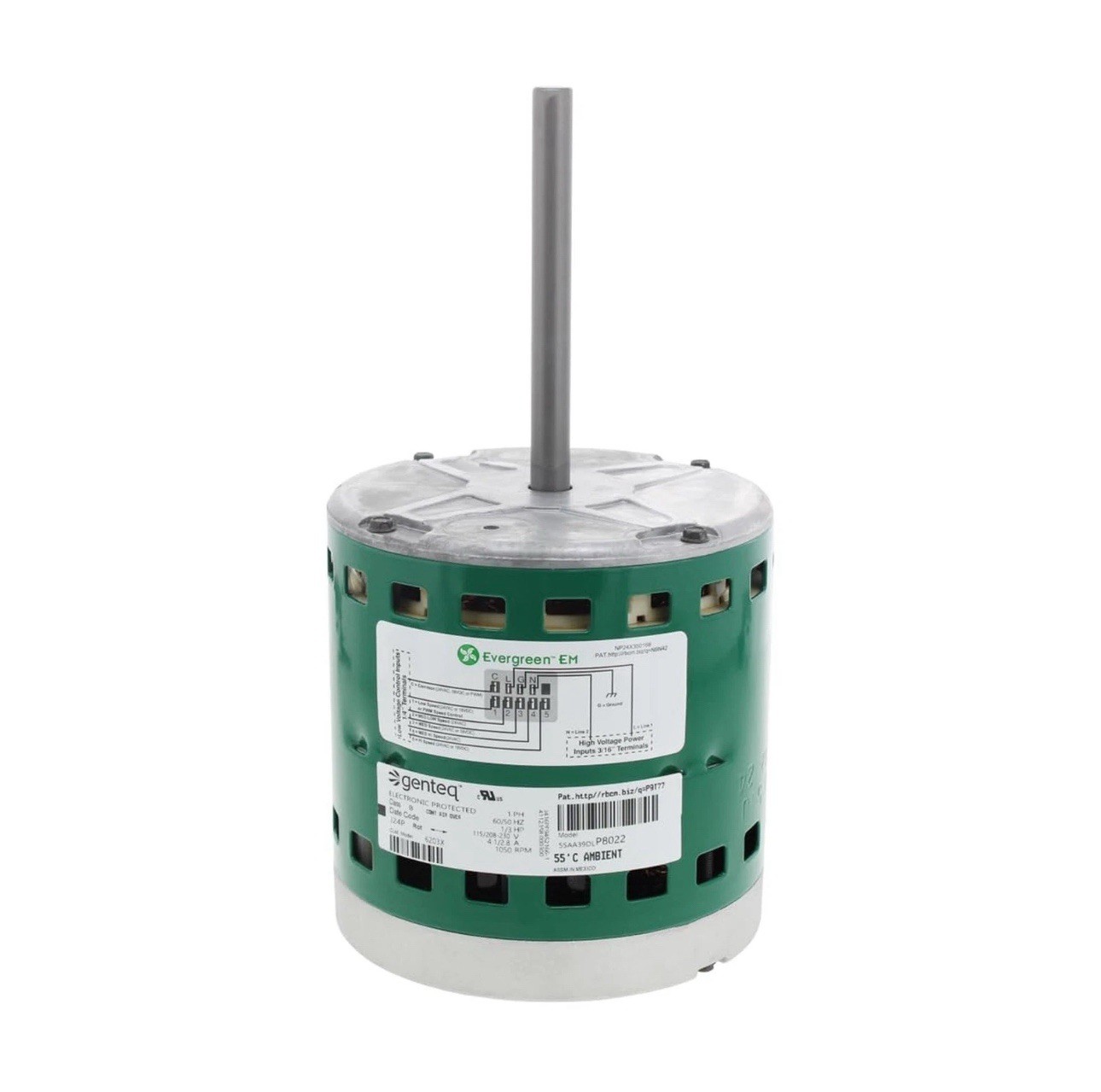 Century – 6203E Genteq Evergreen EM ECM Direct Drive Blower Motor 1/3 HP 208/…