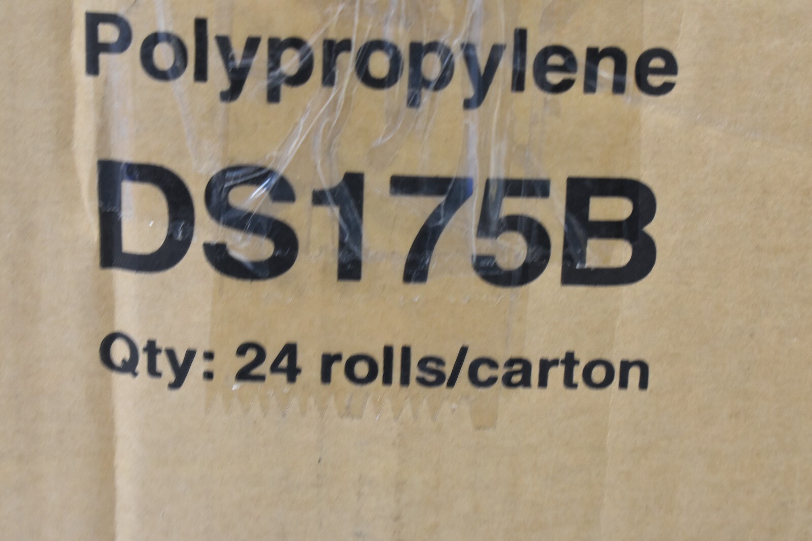 XperTek Duct Strap Black Woven Polypropylene 1.75″ x 300 ft DS175B Strap Mesh
