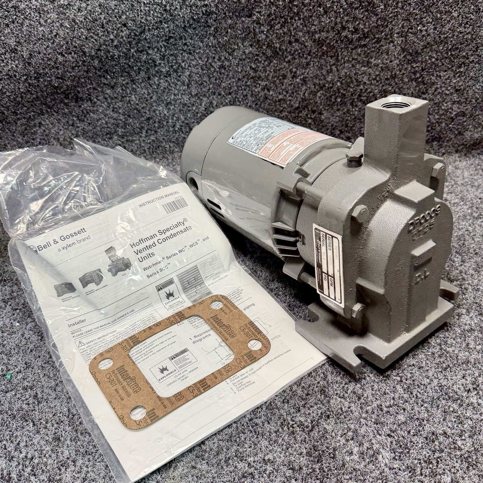 Hoffman 180001 609PF Condensate Replacement Watchman Pump 115/230V