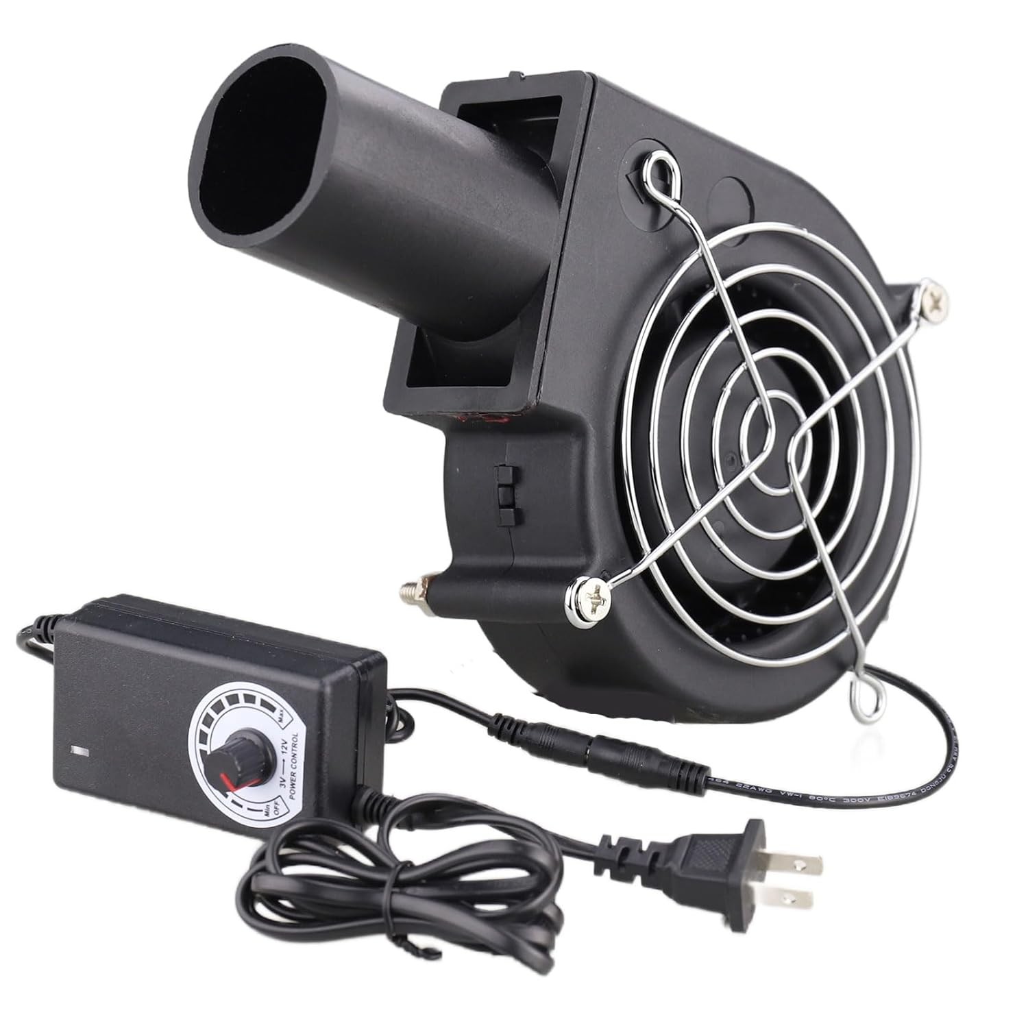 120Mm BBQ Fan 12V 4.72In Blower Brushless with 110V/120V Variable Speed