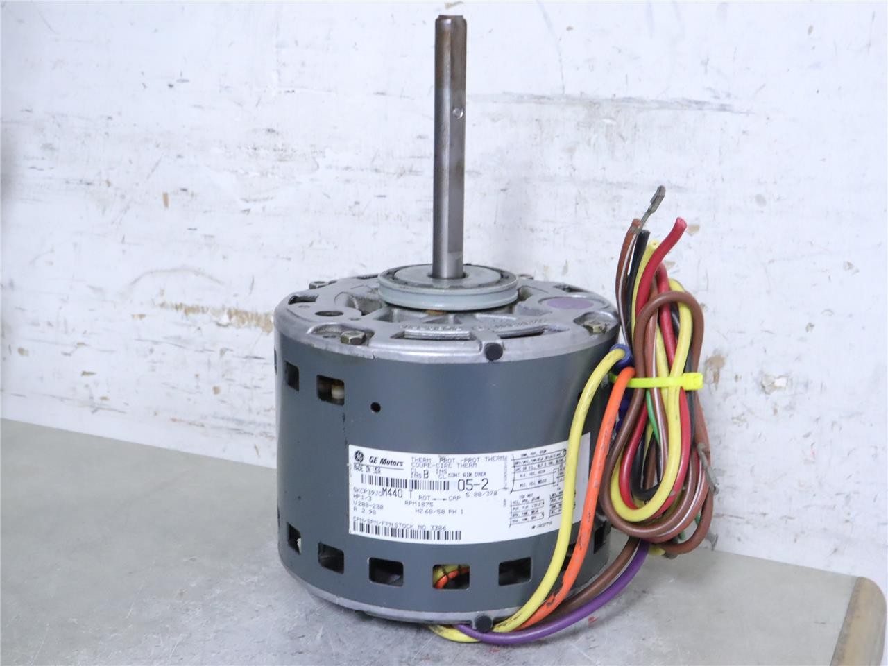 GE Motors 5KCP39JGM440T Furnace Blower Motor 1/3HP 1075RPM 208-230V 1PH 3386