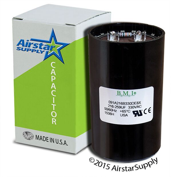 USA Start Capacitor 216-259 MFD 330 Replaces Carrier HC95DE040 091A216B330DE8X