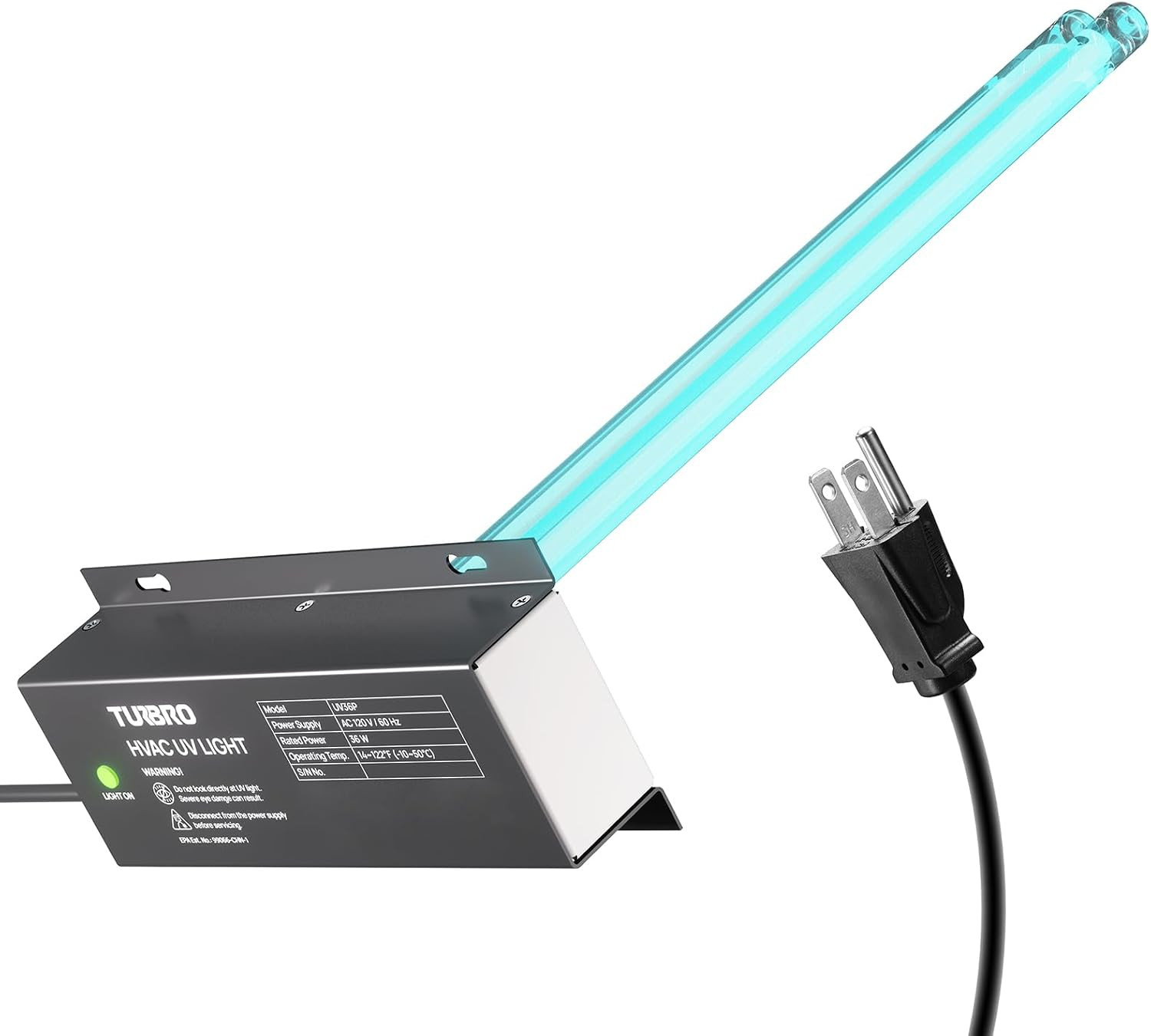 AC 100-240V 36W HVAC UV Light Kit for Ducted Coil Systems, ETL&CARB Certified, C
