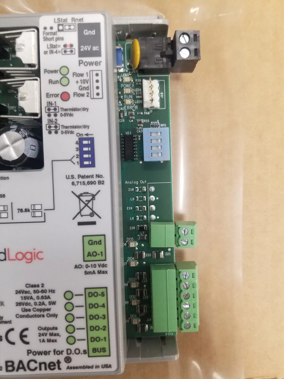 New Automated Logic ZN551 BACnet Zone board Controller ARCNET WebCTRL MS/TP ALC