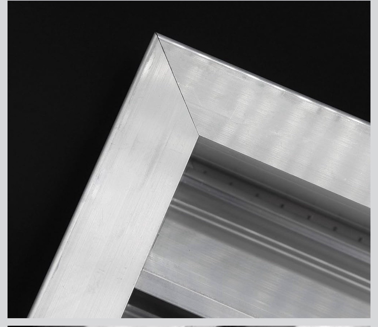 HVAC Premium 6 x 36 Aluminum Exterior Louver Vent Mesh Outer Dim 7.75 x 37.75