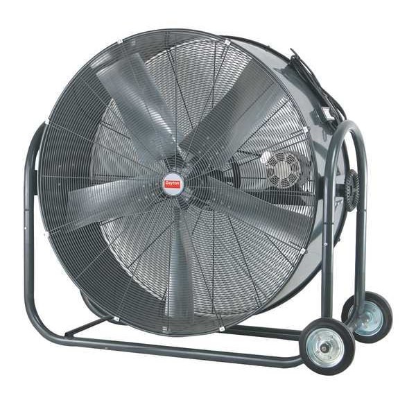 Dayton 1Ynw7 Standard Duty Air Circulator, Floor Mount, 36 In Blade Dia, 115V,