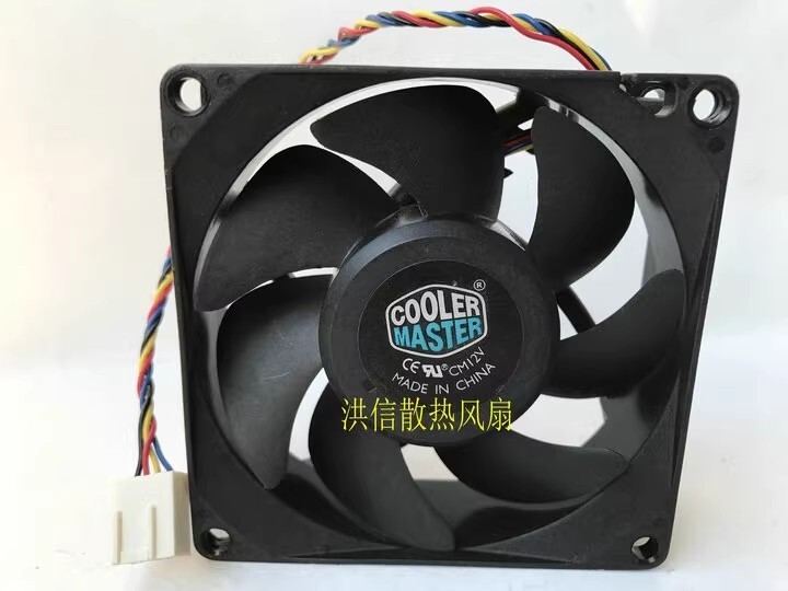 Cooler Master FA08025M12LPA 8025 DC12V 0.45A 8CM 4-wire PWM cooling fan