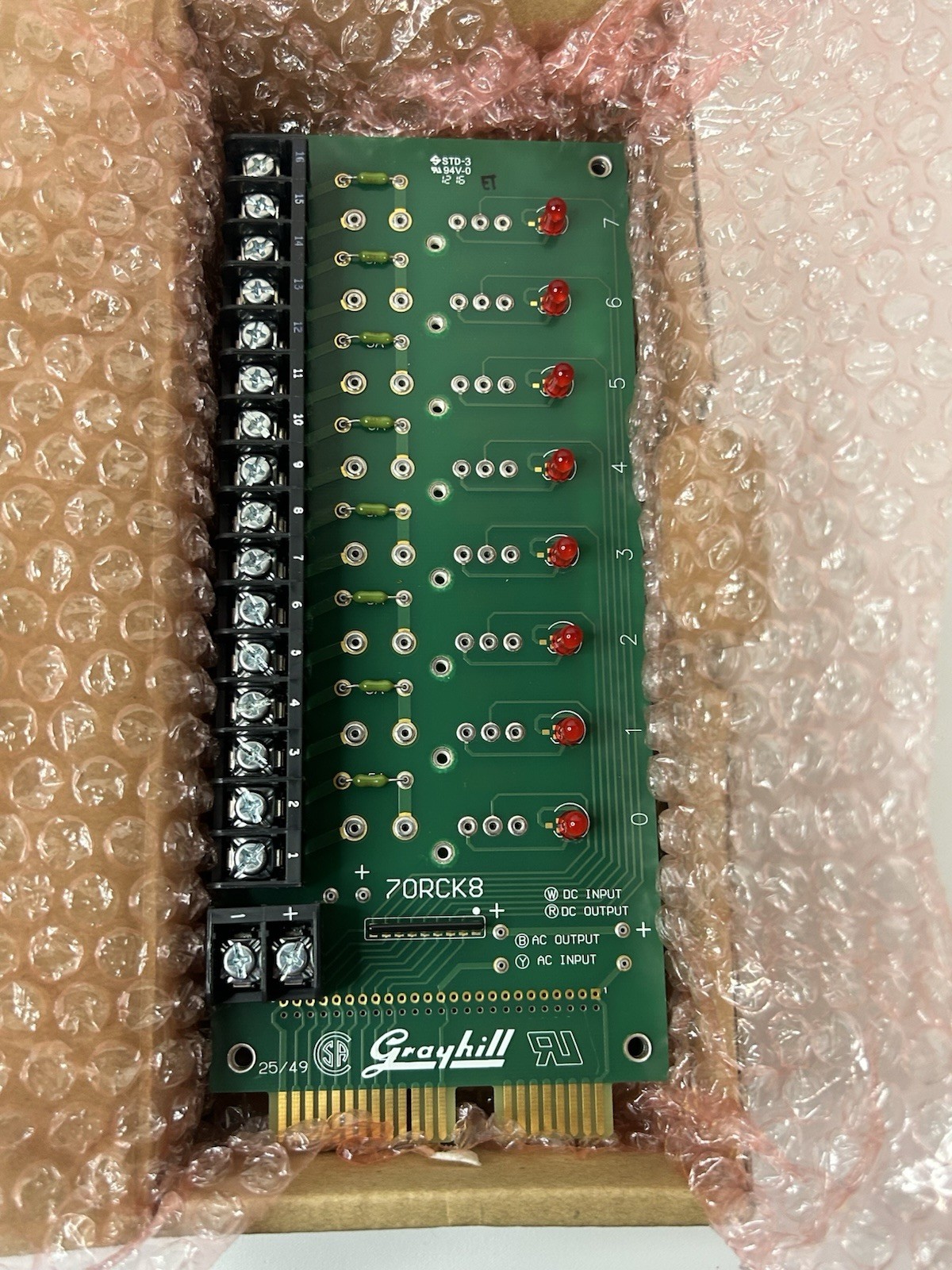 NEW-Daikin 066542202 HVAC 8 Position Control Board Grayhill 70RCK8