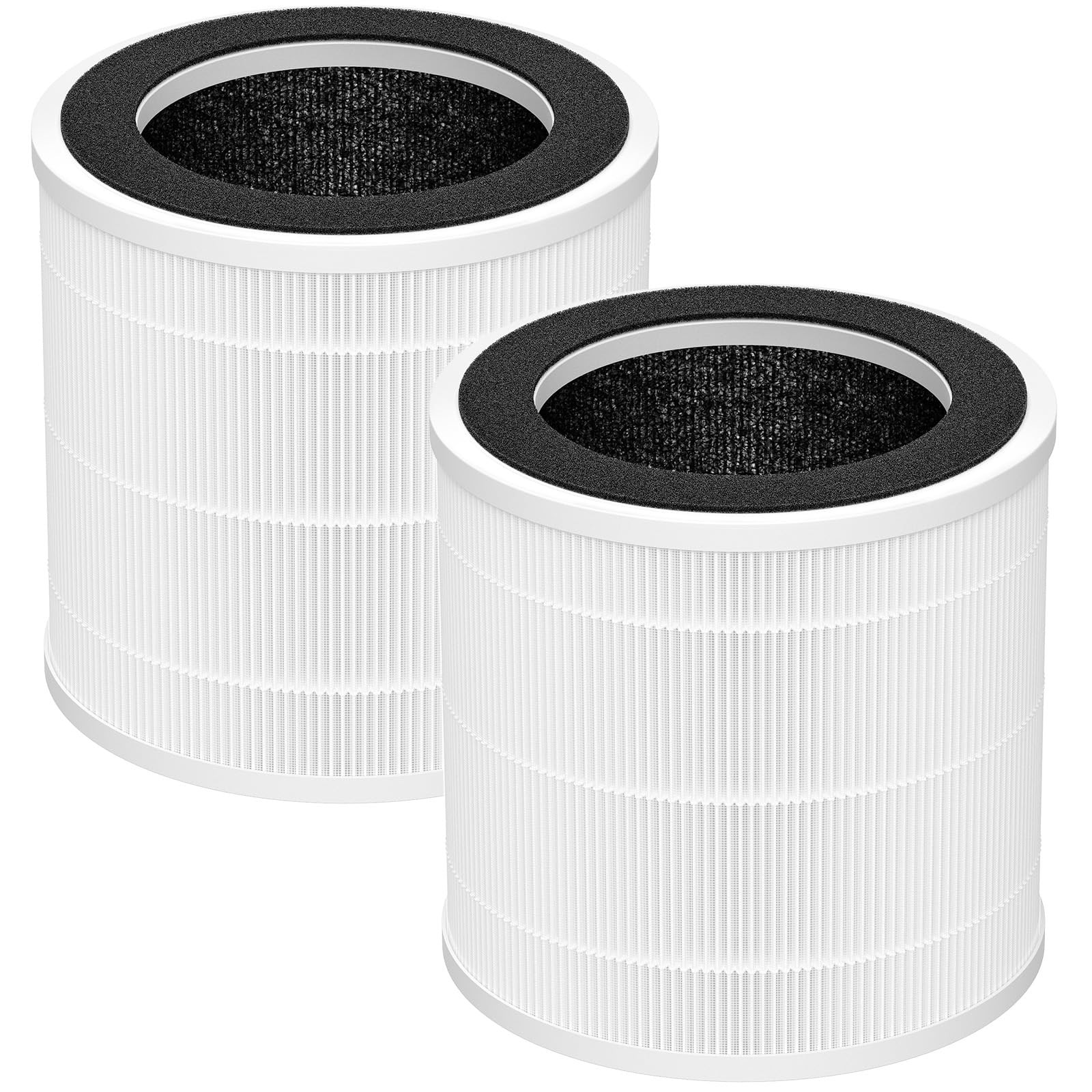 2 Pack PX500 Air Purifiers Replacement 6.26”L x 6.26”W x 6.02”Th, White