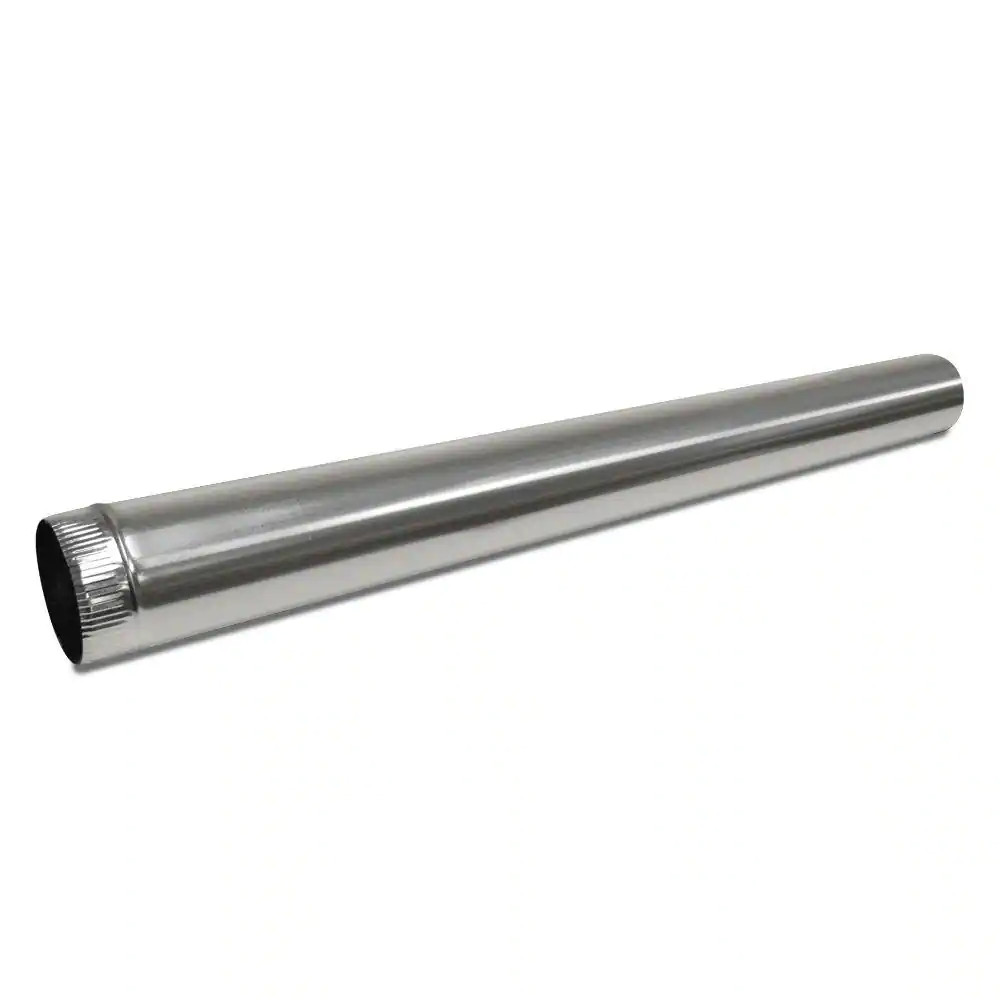 6 In. X 5 Ft. round Metal Duct Pipe