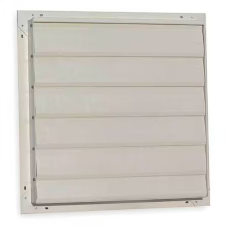 Dayton 5C216 30 In 33″H-W 6.5″L Fiberglass Backdraft Damper, 30-1/2 In X 30-1/2