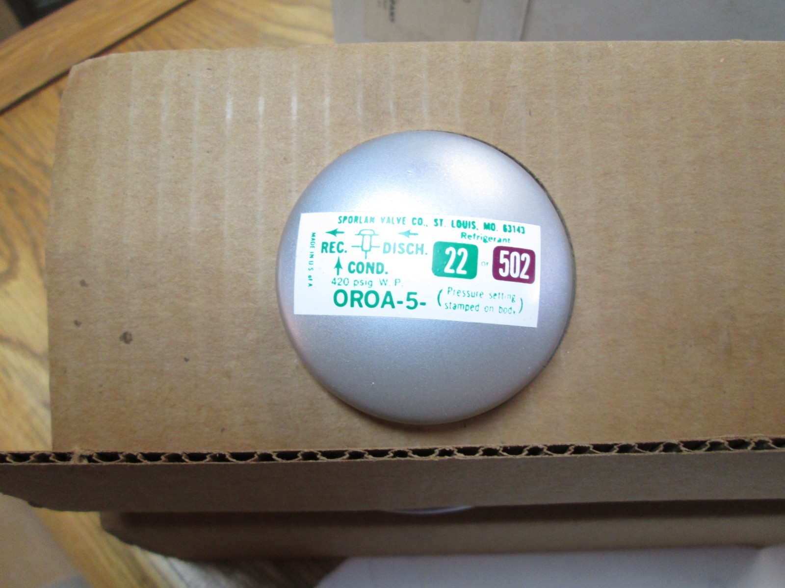 SPORLAN OROA-5-100 psig 7/8″ ODF Head Pressure Control Regulating Valve NOS