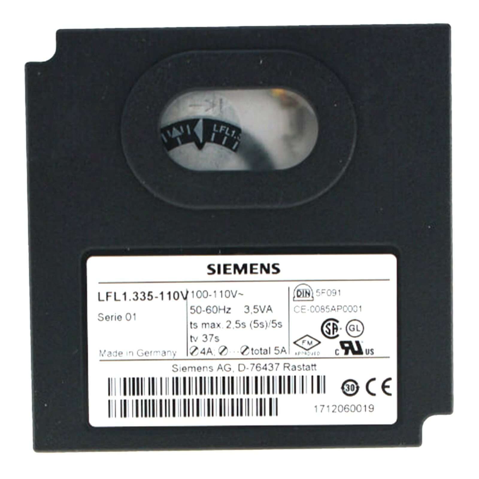 NEW SIEMENS LFL1.335-110V Control Box Program Gas Burner Controller Panel