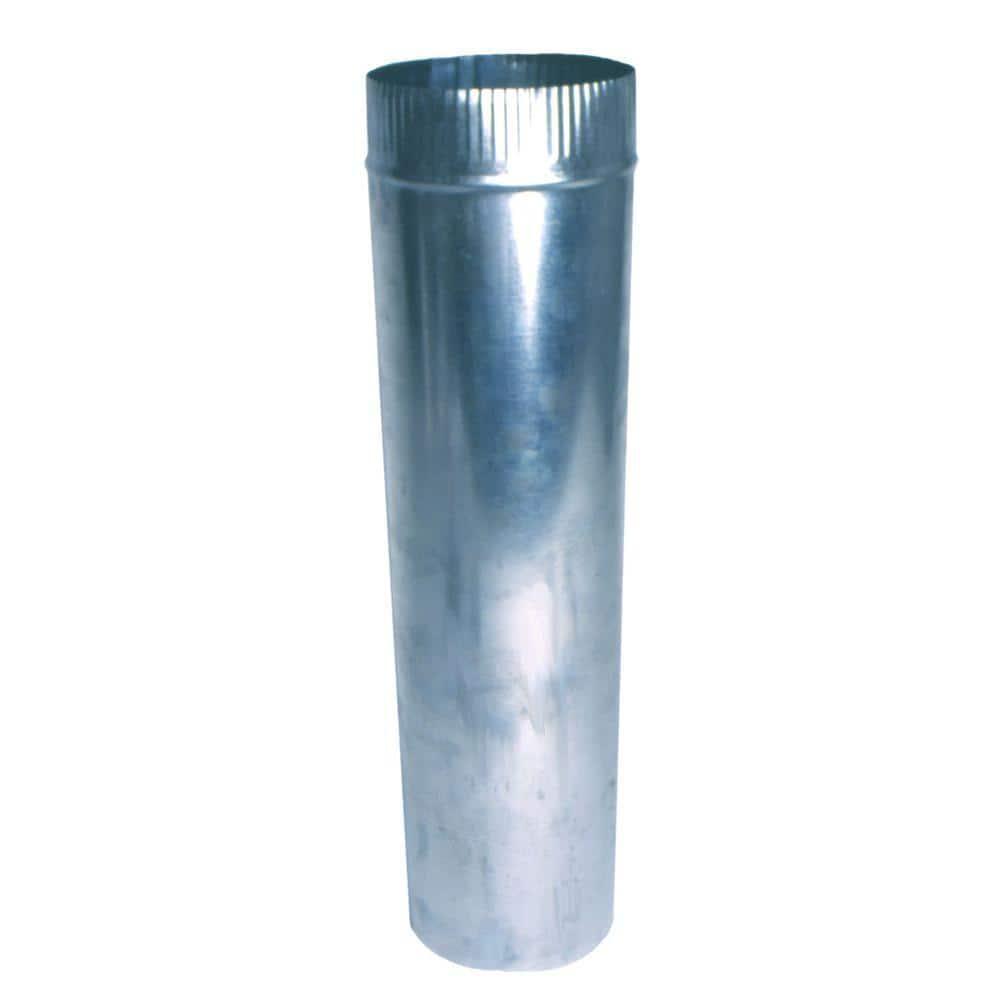 6 In. X 24 In. 26 Gauge round Metal Duct Pipe
