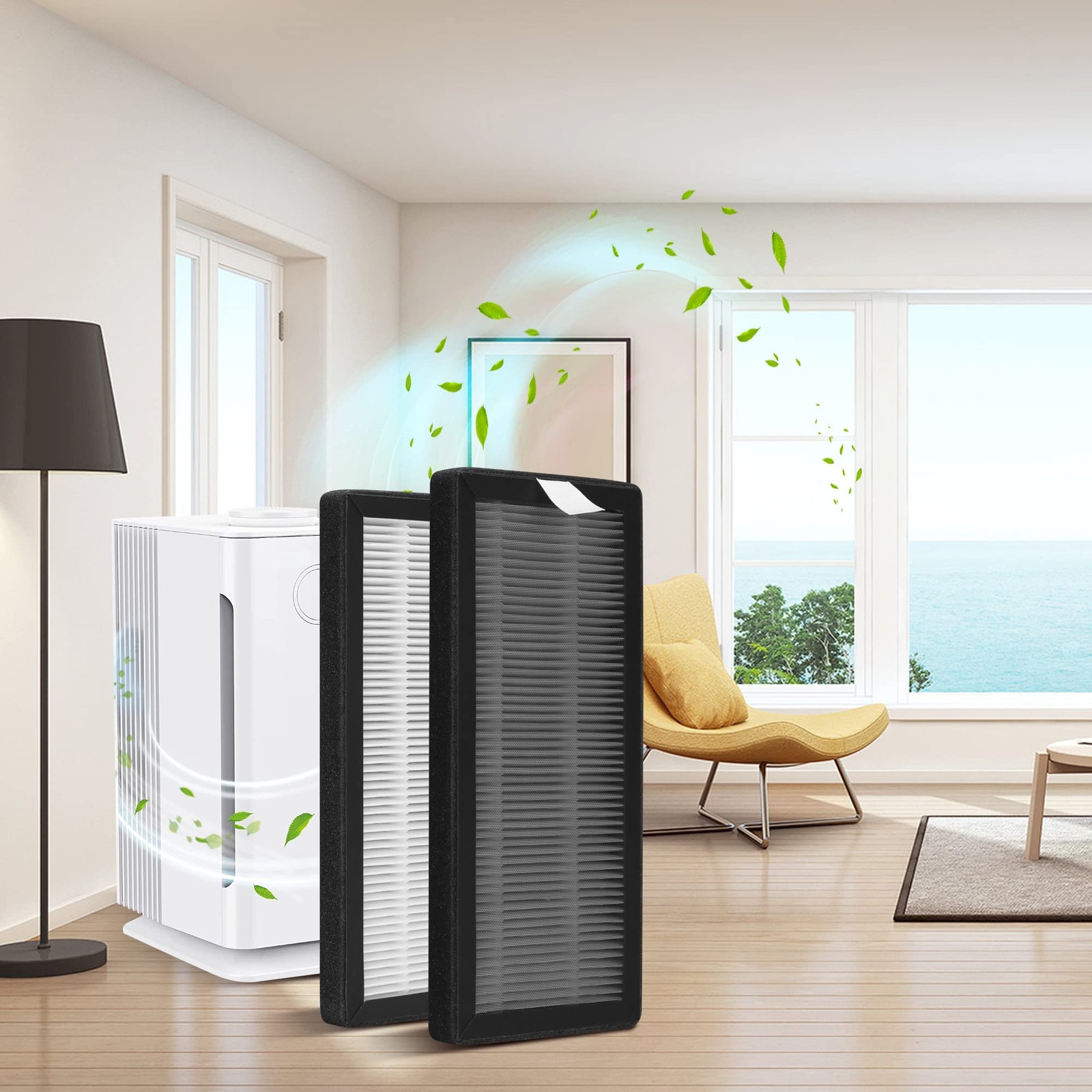 GoKBNY 2-Pack KJ70F-117 Replacement Filter, Compatible with Keylitos