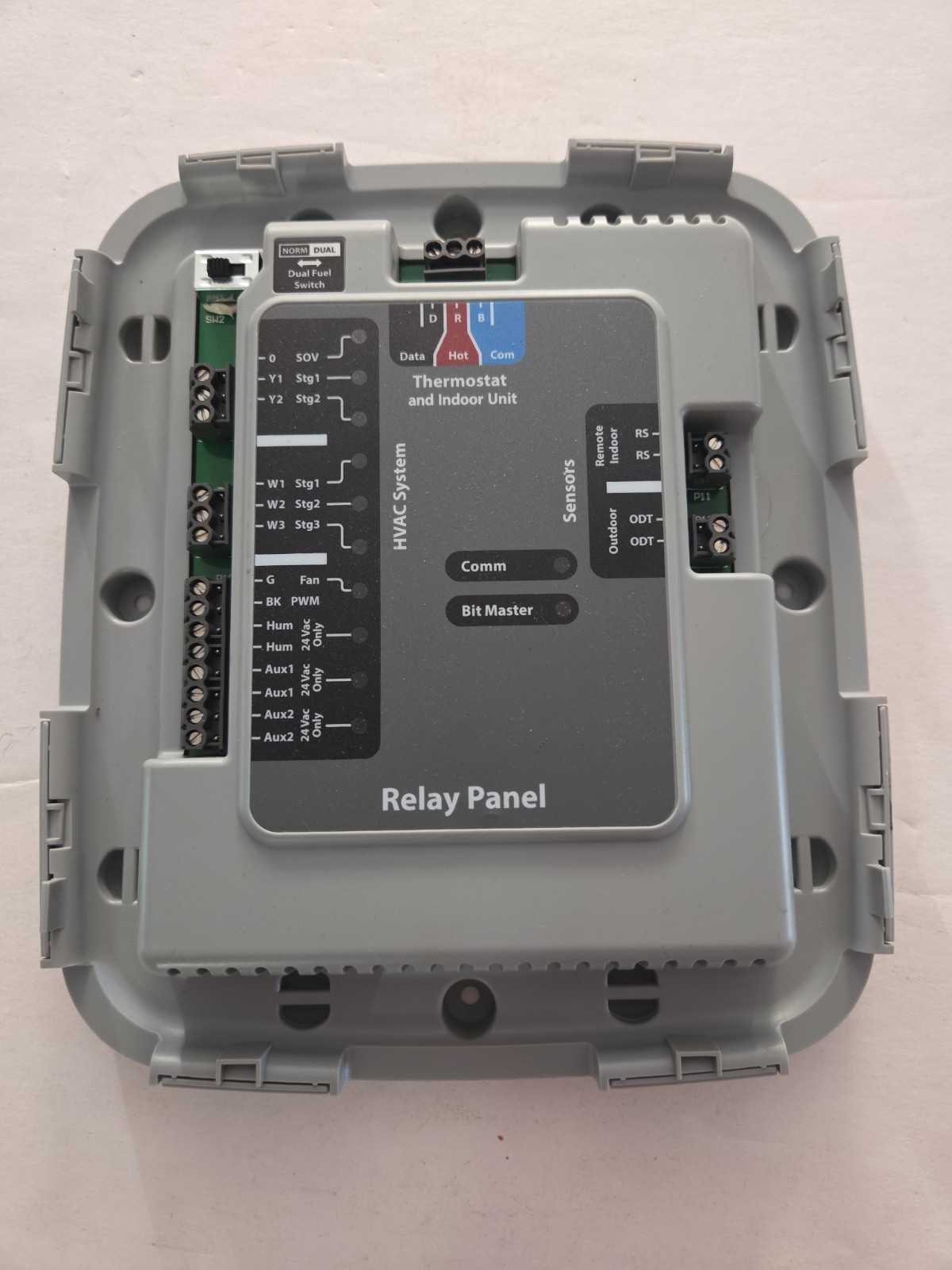 Trane/American Standard 24-Volt Relay Panel BAY24VRPAC52DCA. NO COVER,