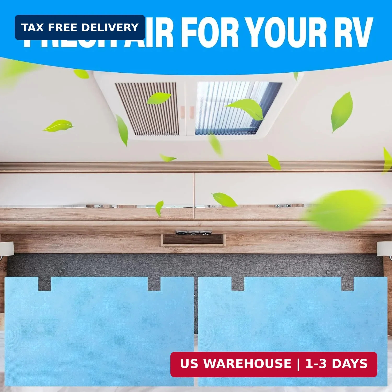 Tallew 6 Pack RV A/C Replacement Air Filter MERV 6 Rated Air Conditioner Filters