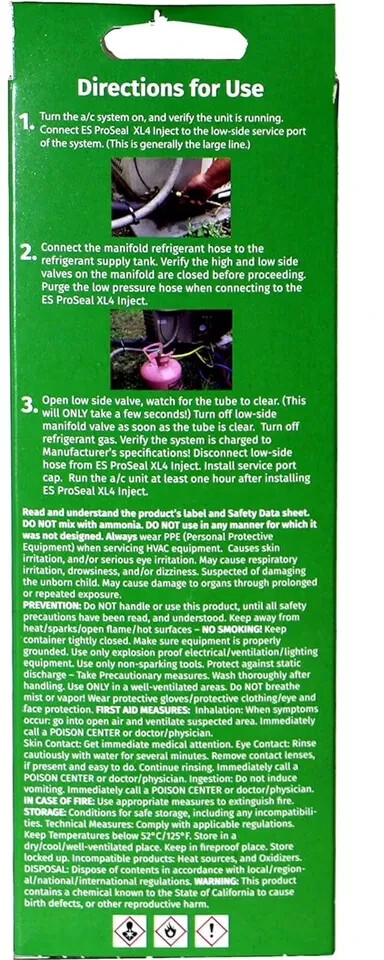 PRO SEAL EASY SEAL Proseal XL4 Direct Inject 1.5-5 Ton Applications – 3 Pack