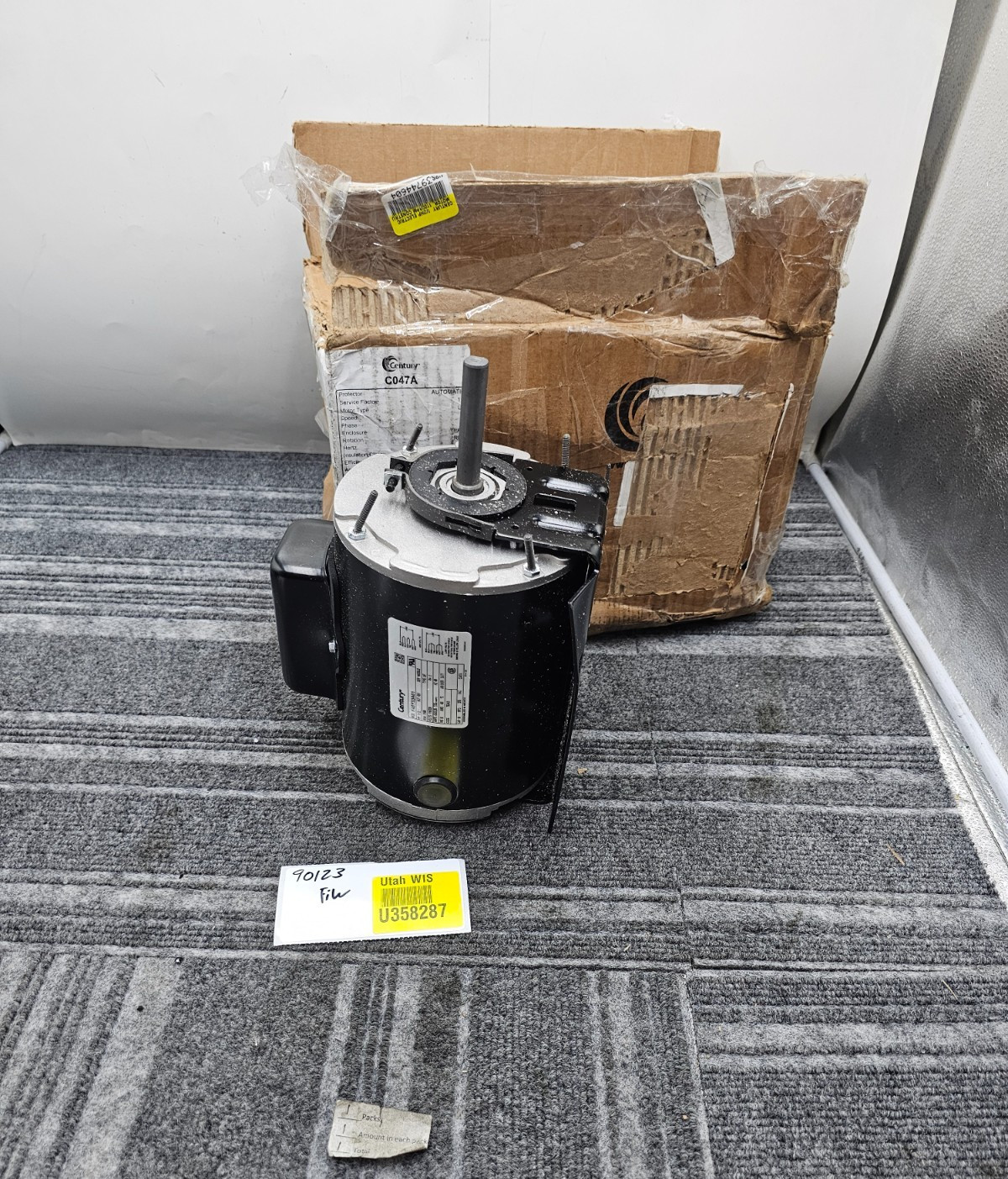 Century C047A Direct Drive Fan Motor, 1/2 HP, 1 Ph, 60 Hz, 115/230 V, 48Z Frame