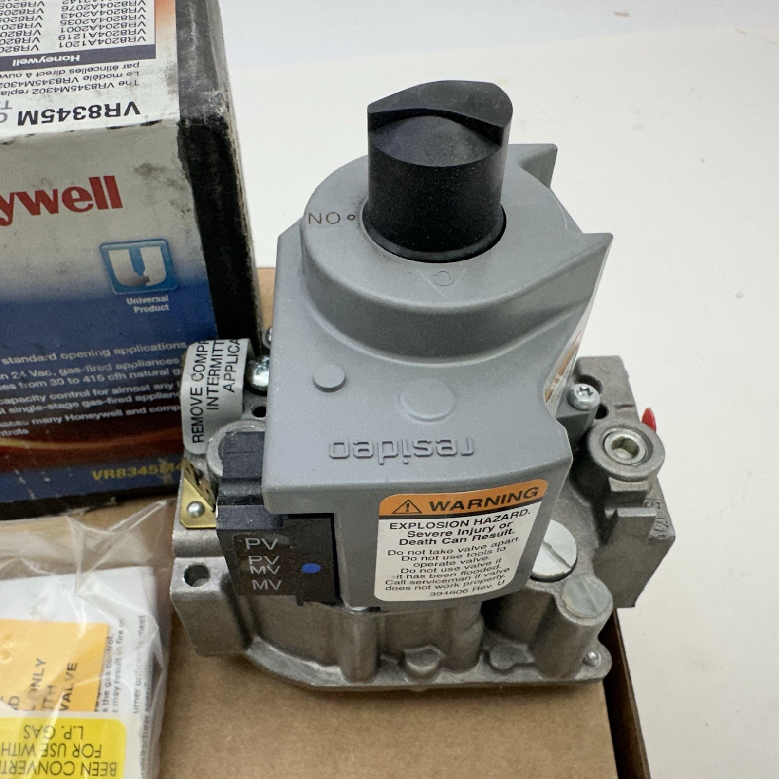 Honeywell/Resideo VR8345M Gas Valves Universal Ignition Valve VR8345M4302