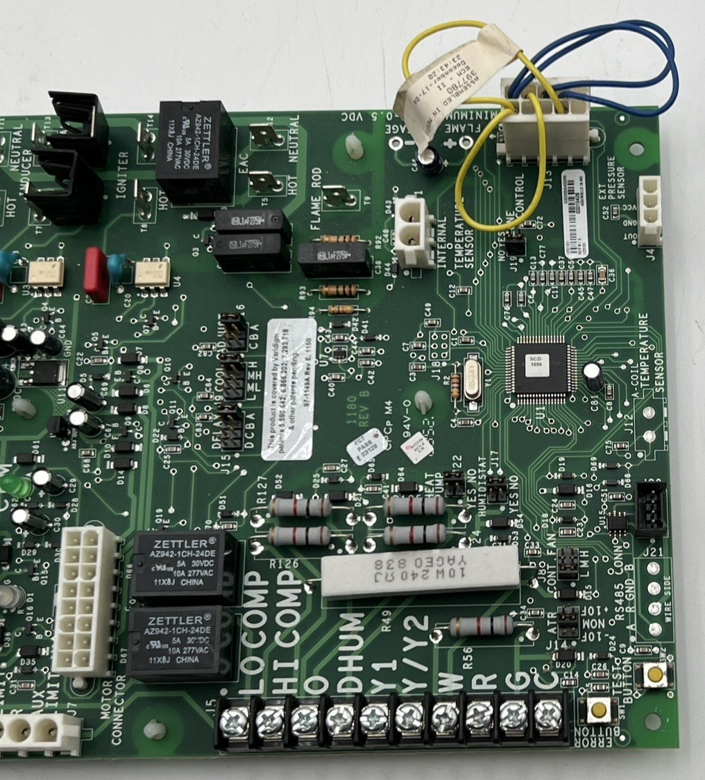 VARIDIGM 364809, VF4-1180, 97-1149A, SCD-1096 FURNACE CIRCUIT CONTROL BOARD #2
