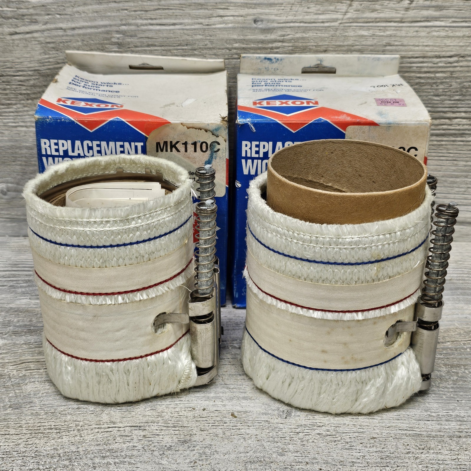 Lot of 2 KEXON MK100C Replacement Kerosene Heater Wick Fiberglass Made in USA