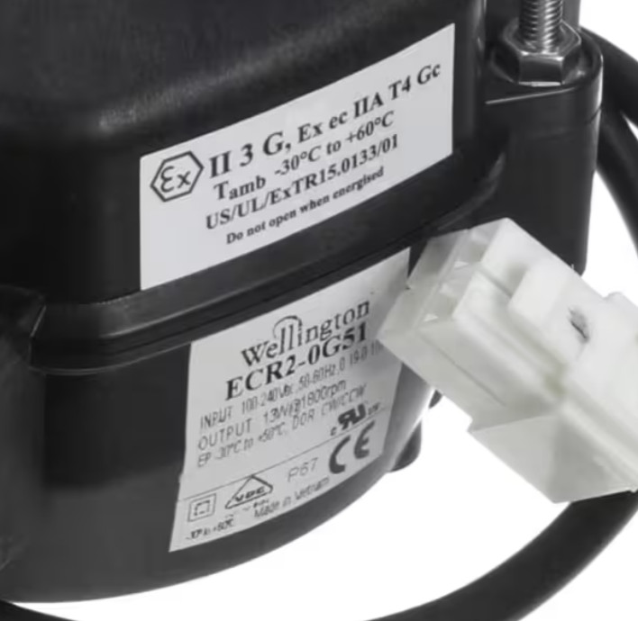 Motor 13W 70-264V 1800 RPM NSC, Fits Hussmann ECR2-0G51, M150C29730