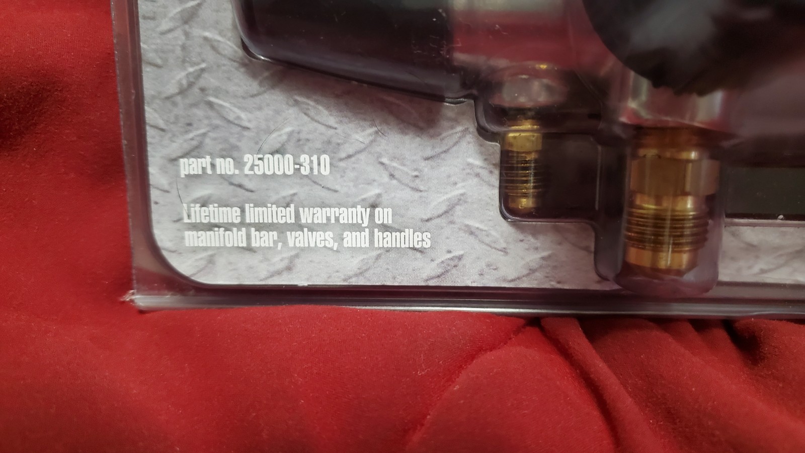 JUST BETTER 4 VALVE ALUMINUM CHARGING AND TESTING MANFOLD # 25225 BRAND NEW