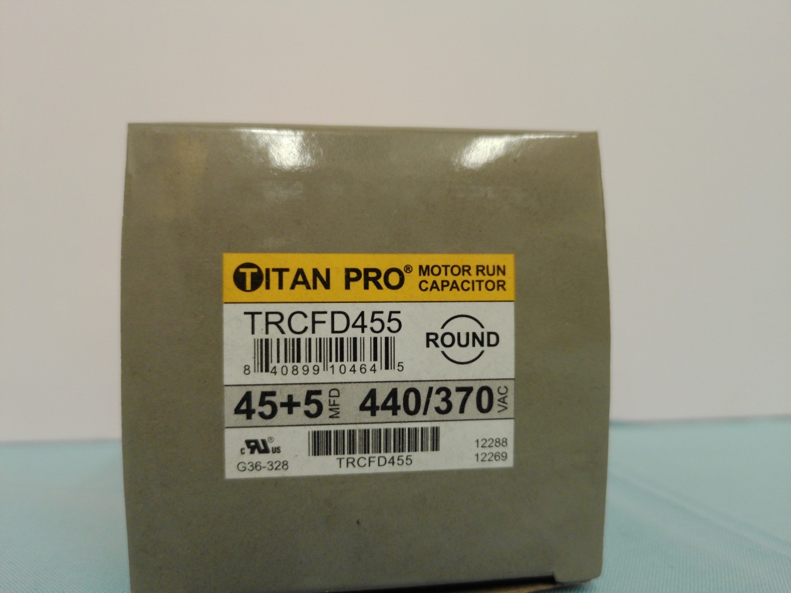 Round Run Capacitor TRCFD455 45+5MFD 440/370VAC