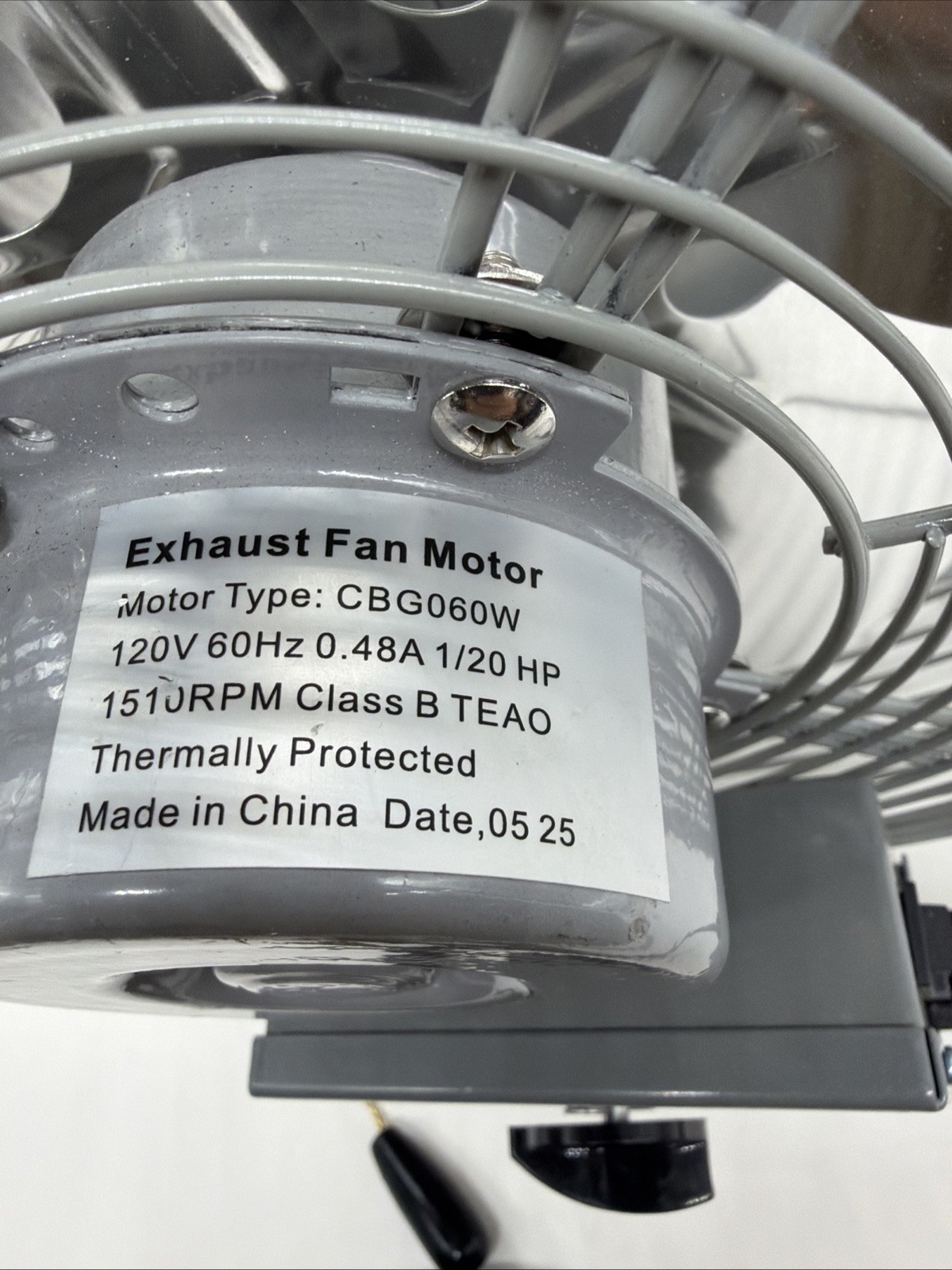 Canarm GSF3-10A Shutter Fan, 10In Blade, 720 CFM
