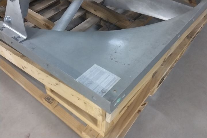 Dayton 1AHB5 60 In Blade Diameter Steel Frame Exhaust Fan w/out Motor