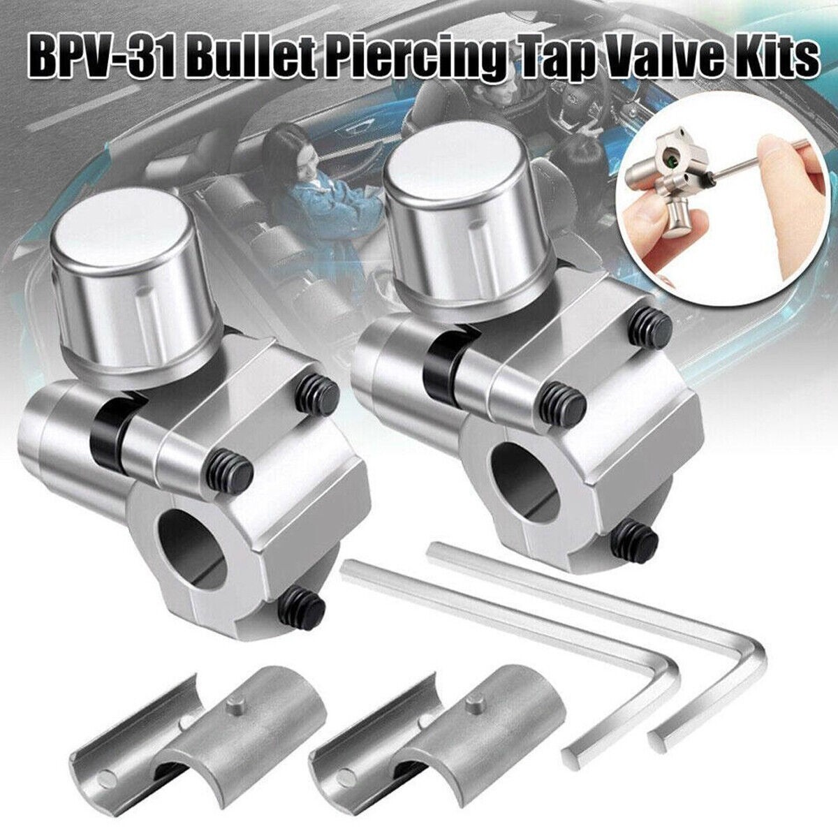 BPV31 Bullet Piercing Valve For A/C Refrigeration Lines. 5/16 – 3/8 – 1/4 in. In