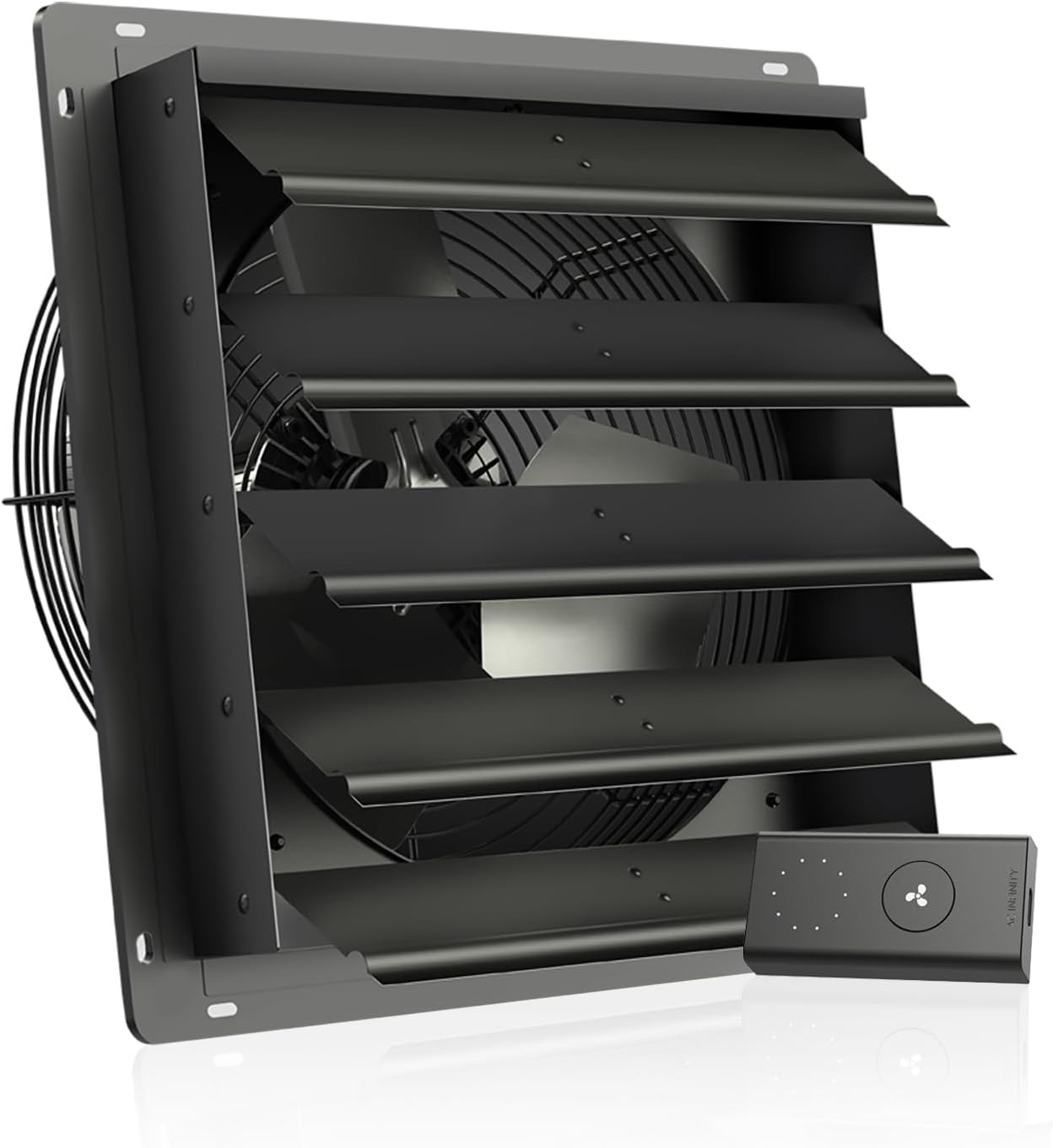AC Infinity AIRLIFT S16, Shutter Exhaust Fan 16” with 10-Speed Controller, EC Mo