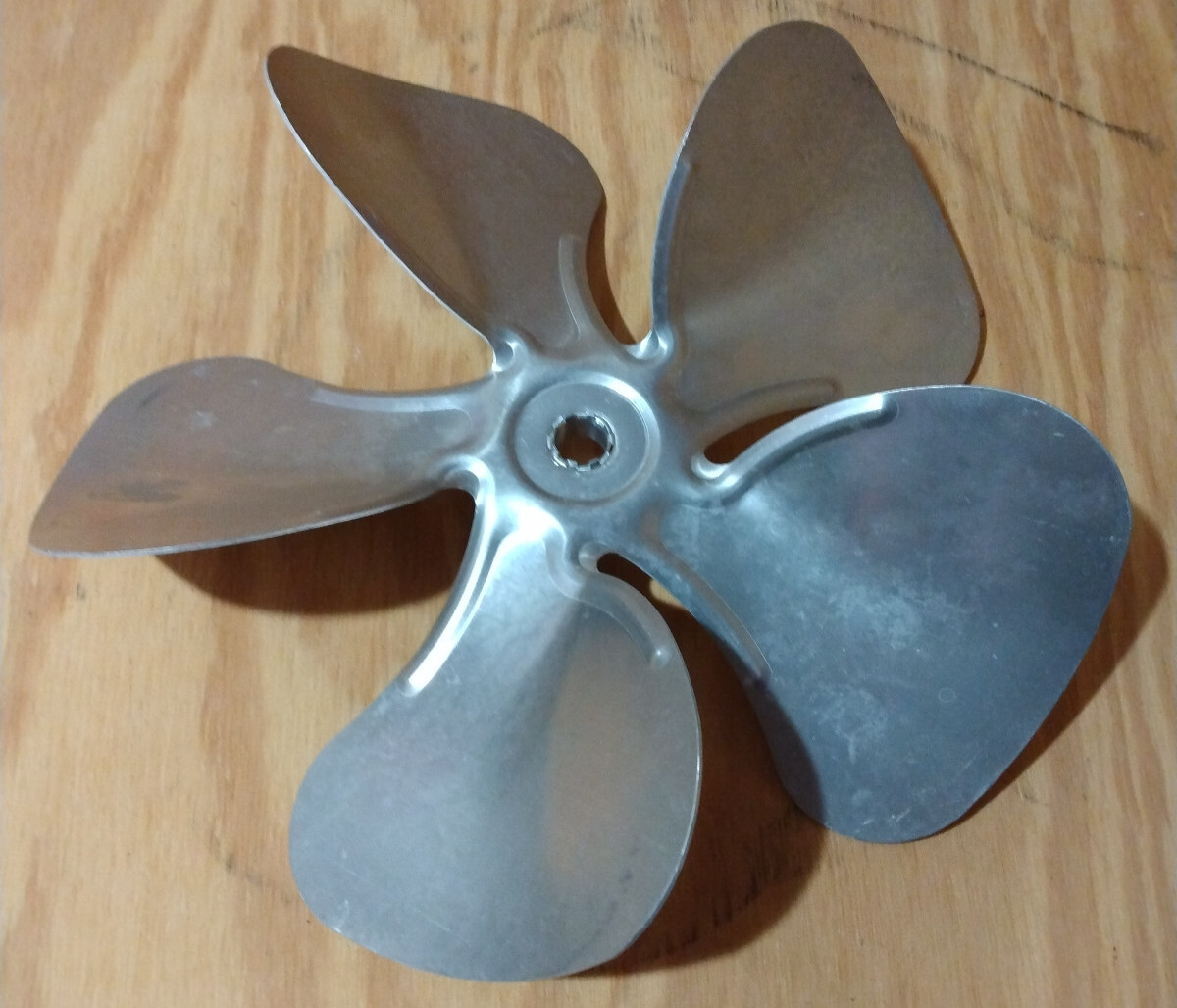 NOS Set of 4 Air Drive Propellers 12 inch Aluminum Clockwise 5 Blades [Free S&H]