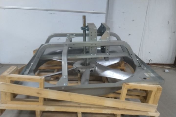 Dayton 1AHB5 60 In Blade Diameter Steel Frame Exhaust Fan w/out Motor