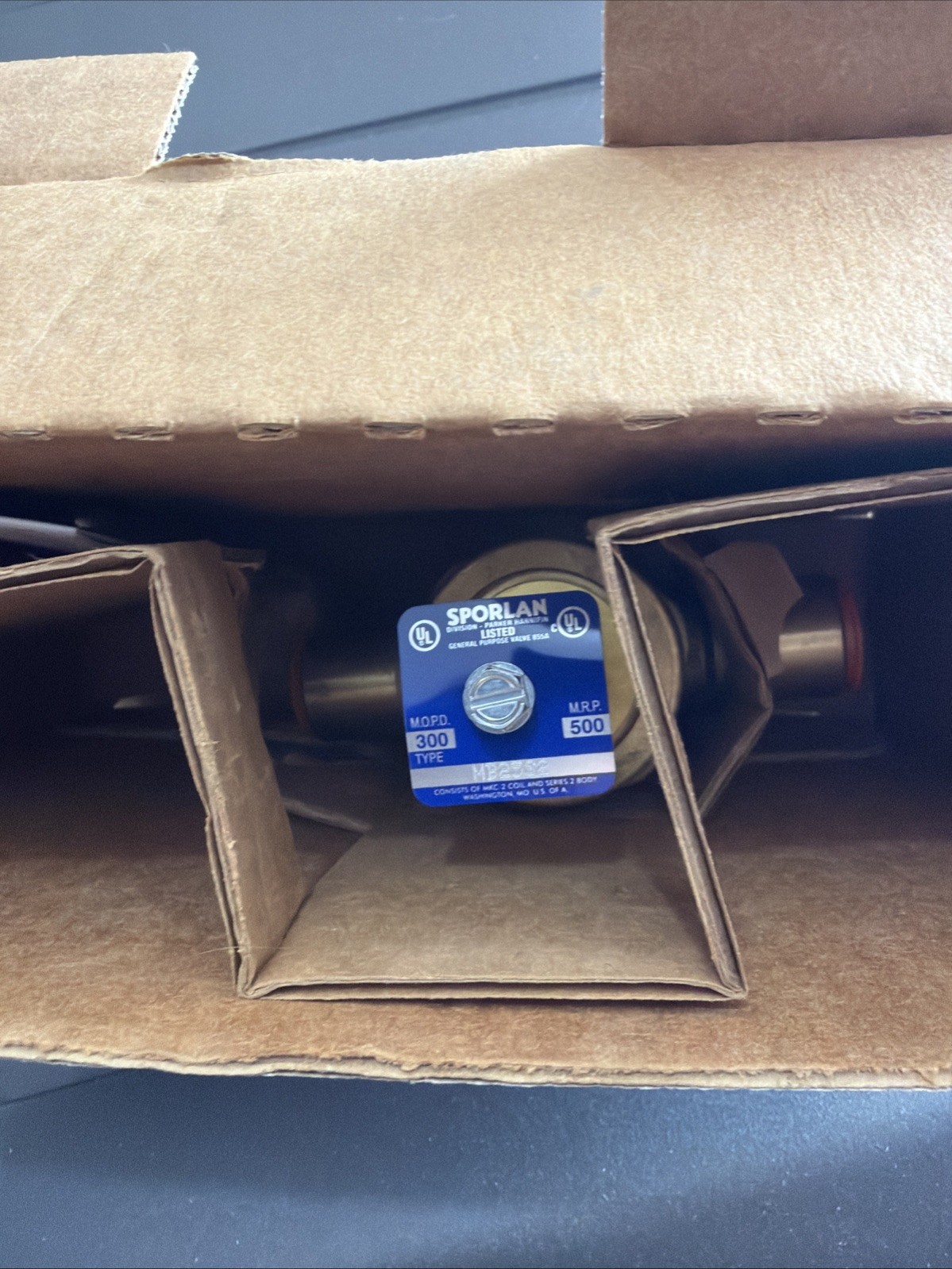 Sporlan ME25S270-HP Solenoid Valve ⅞” ODF Solder Connections Less Coil