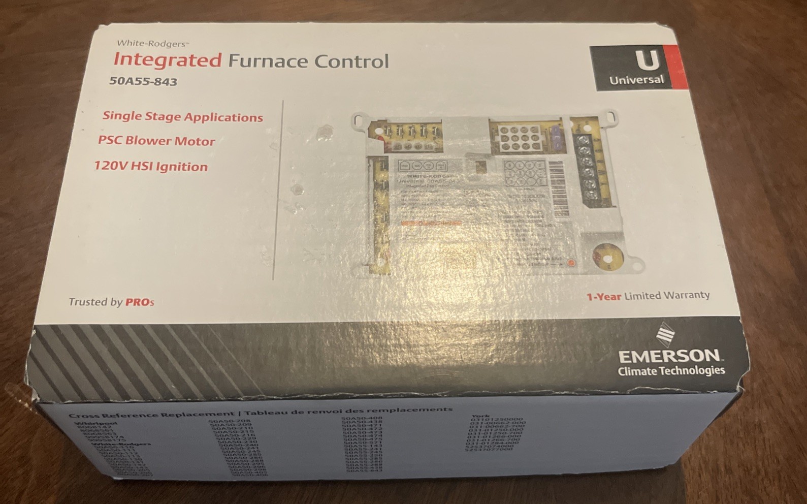 White Rodgers 50A55-843 Universal Integrated Furnace Control